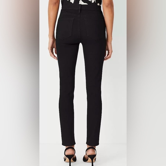 Ann Taylor Denim - Ann Taylor Women's Black Straight Leg Jeans